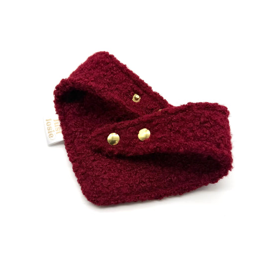 Bouclé Halstuch - Cozy Red