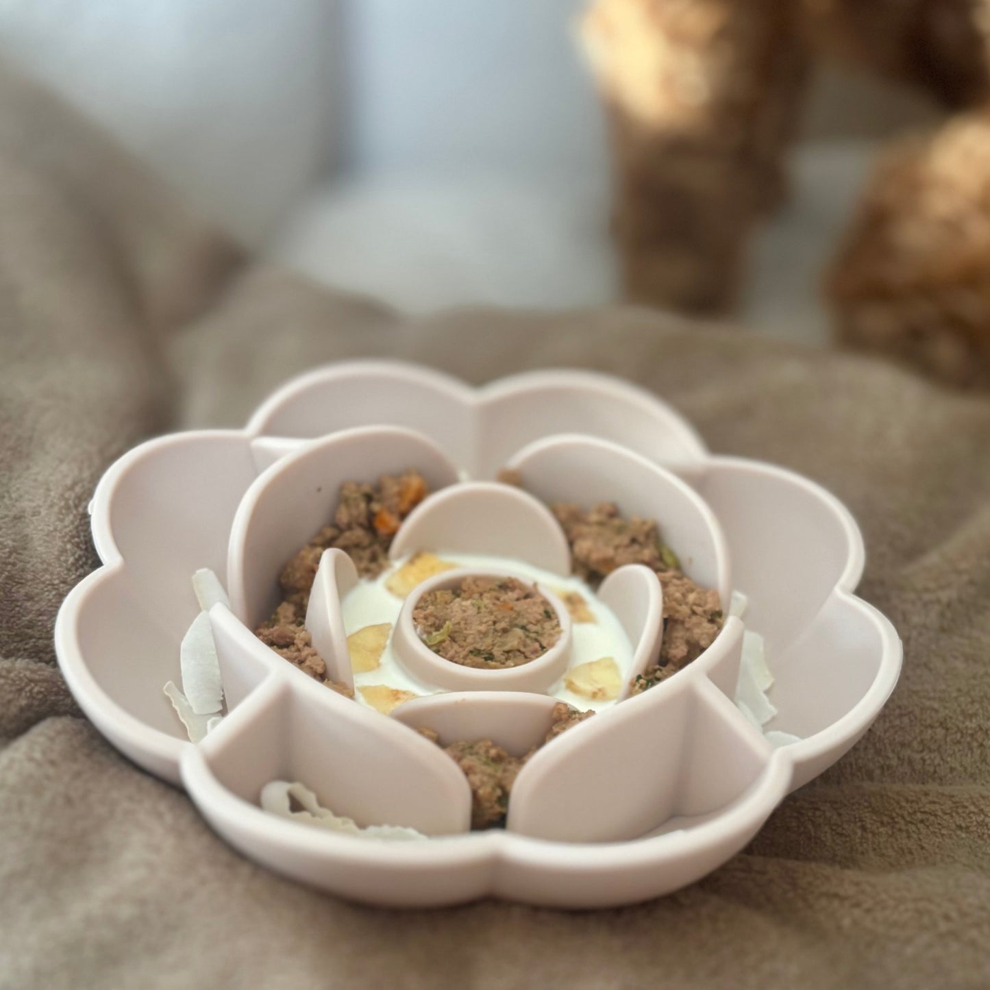 Anti-Schlingnapf - Beige