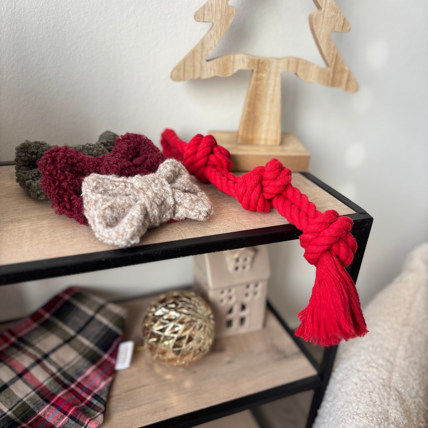 Baumwollseil (Kauspielzeug) - Rot