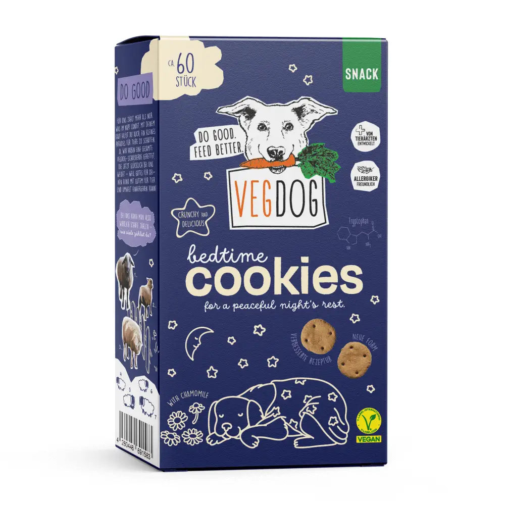 VEGDOG BEDTIME COOKIES 400g