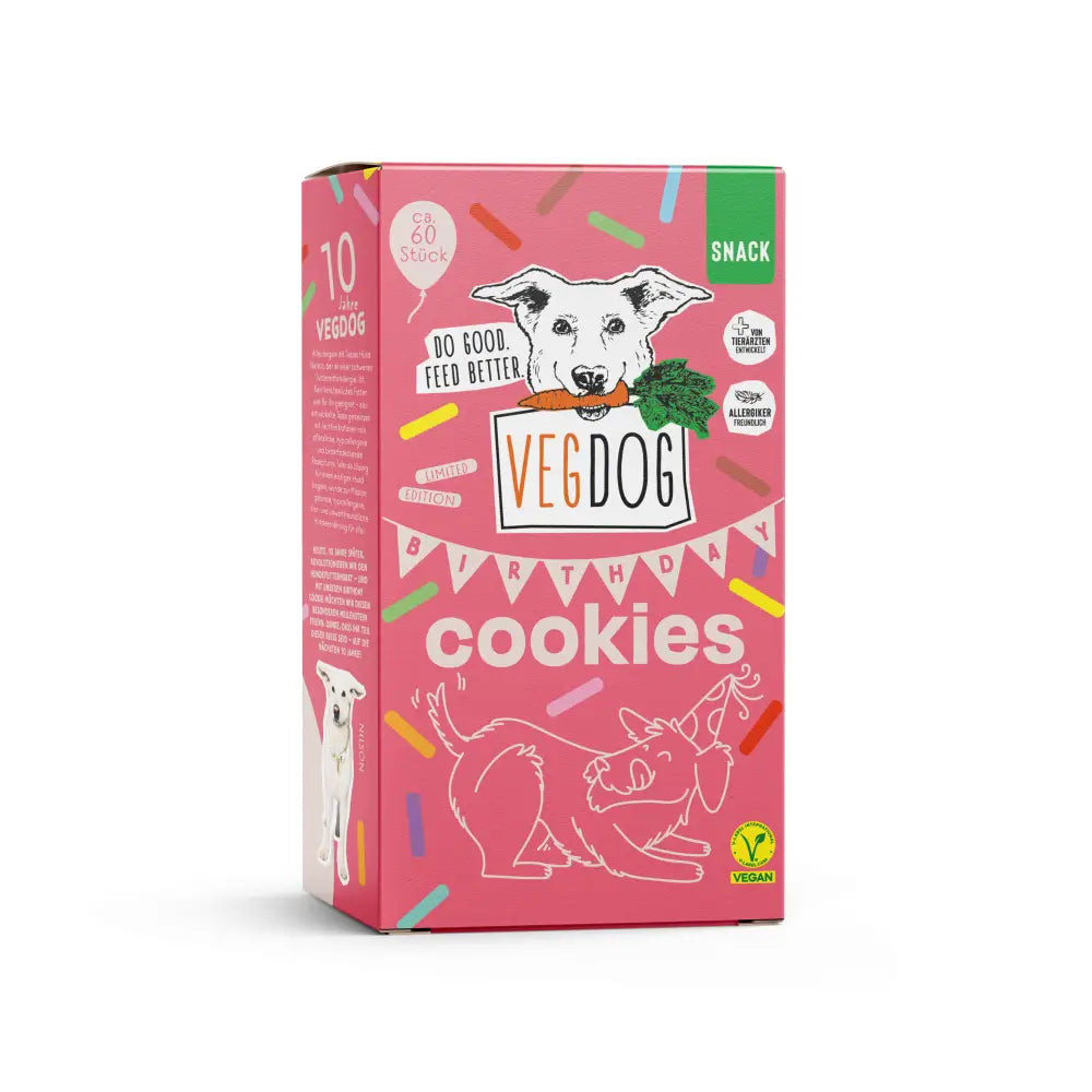 VEGDOG BIRTHDAY COOKIES 400g
