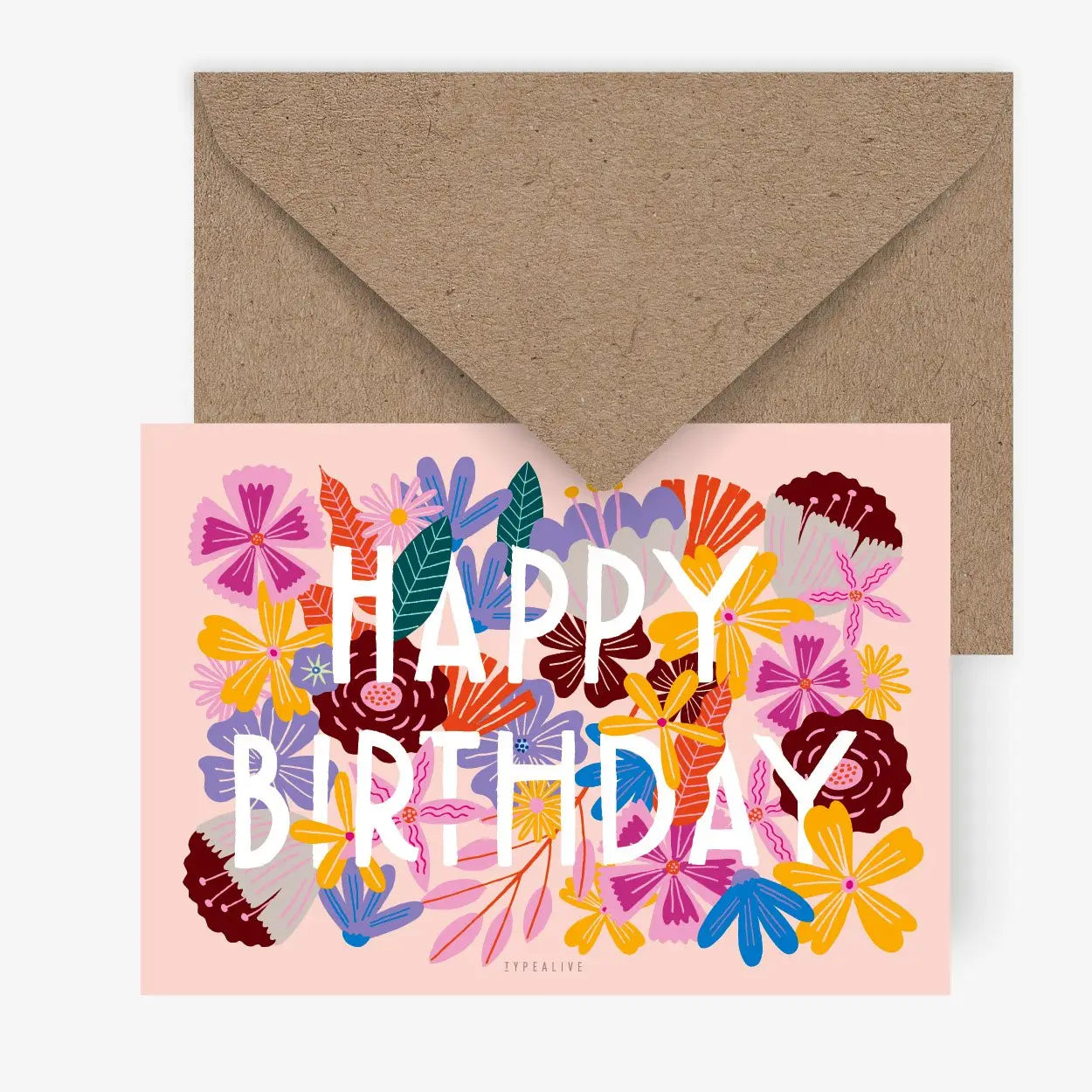 Postkarte - Bloomy Birthday