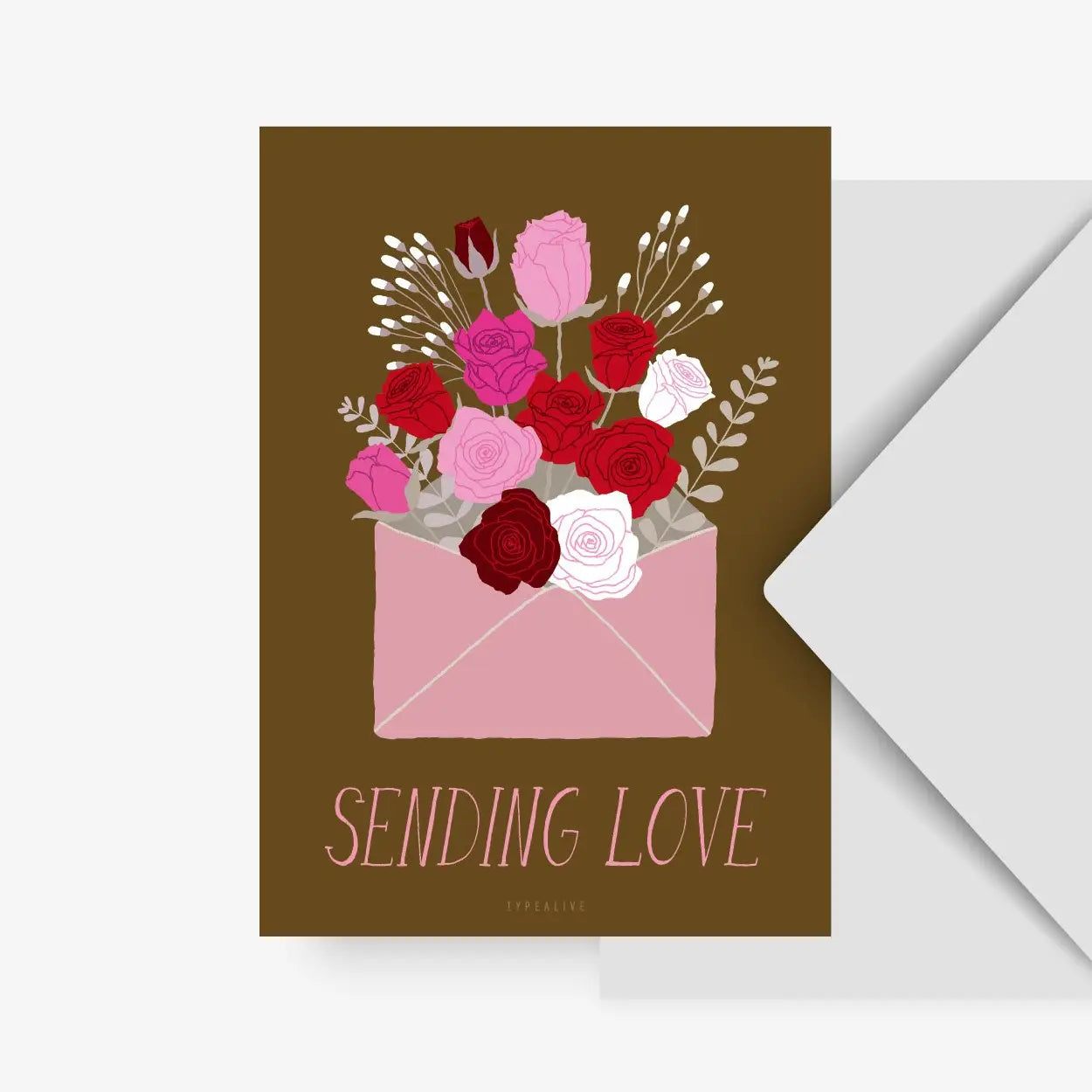 Postkarte - Sending Love