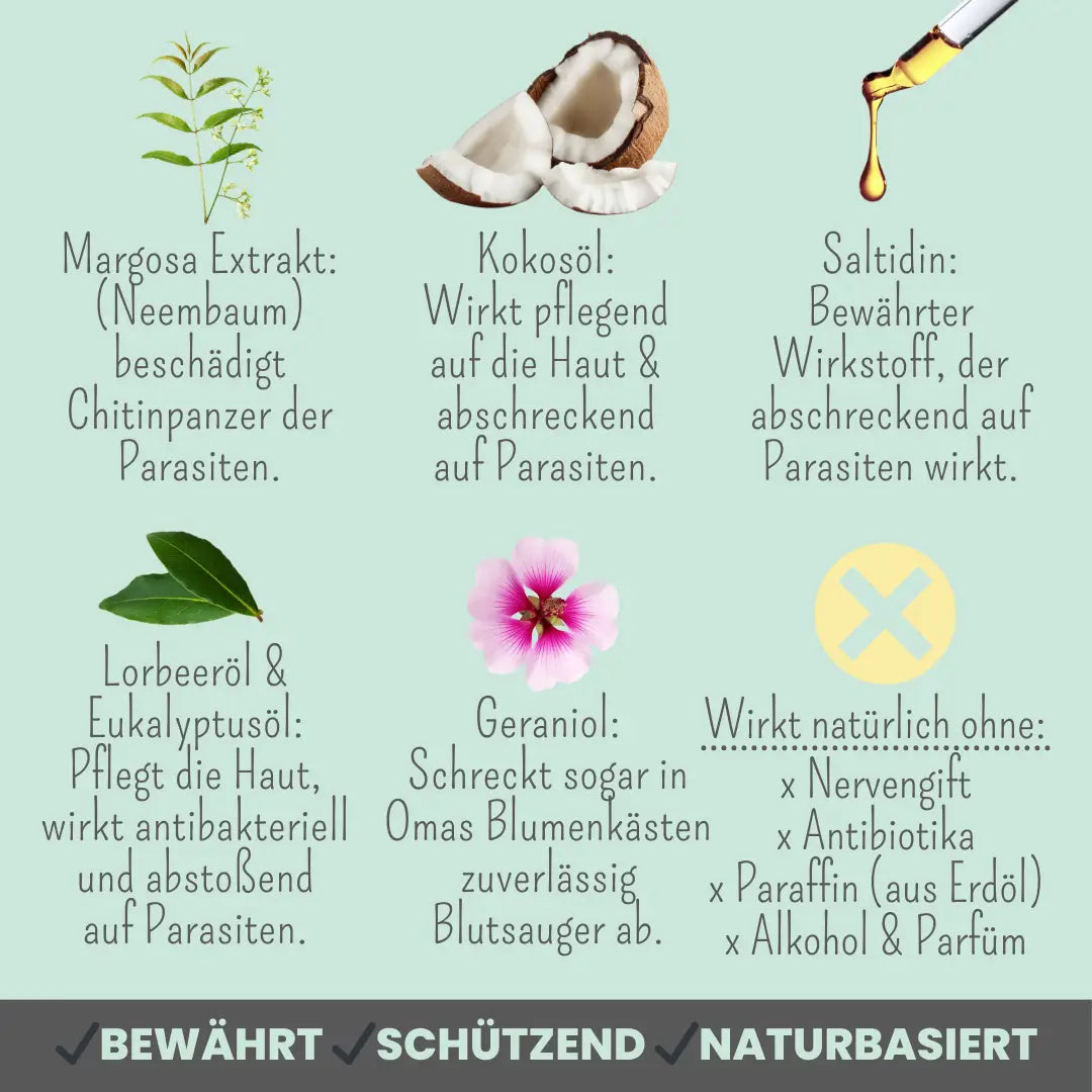 Noms+ Zpray für Hunde gegen Zecken, Flöhe, Milben & Mücken