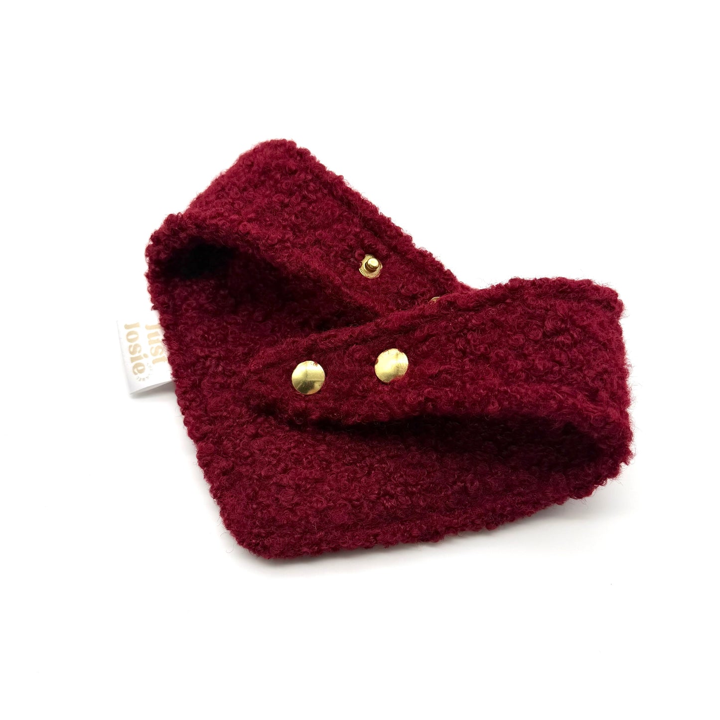 Bouclé Halstuch - Cozy Red