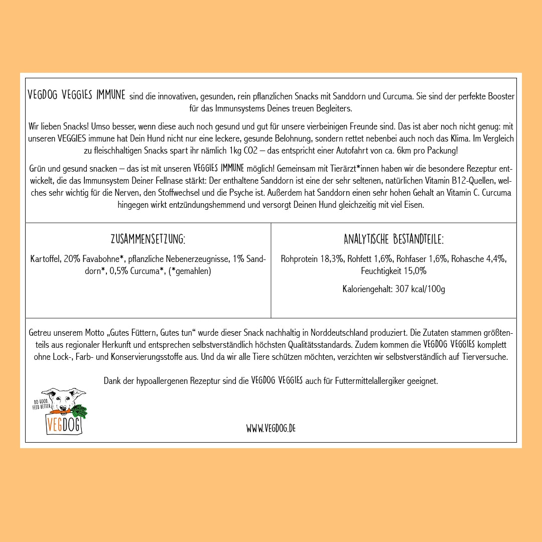 VEGDOG VEGGIES IMMUNE