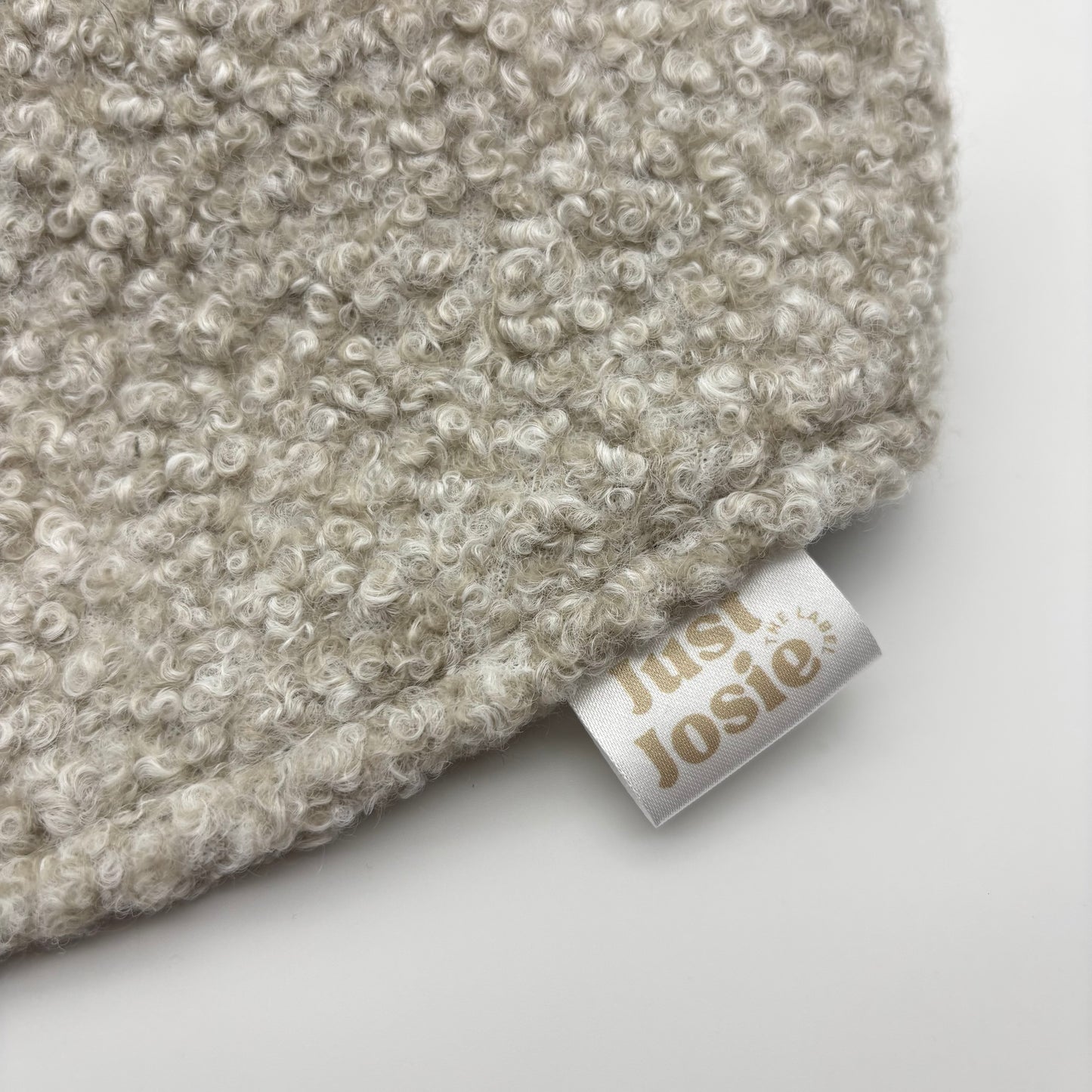 Bouclé Halstuch - Creme