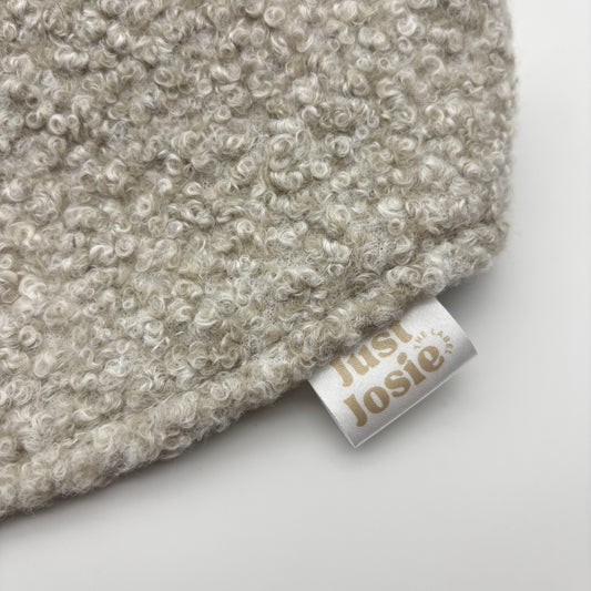 Bouclé Halstuch - Creme