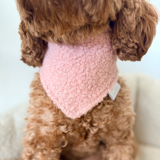 Bouclé Halstuch - Rosé