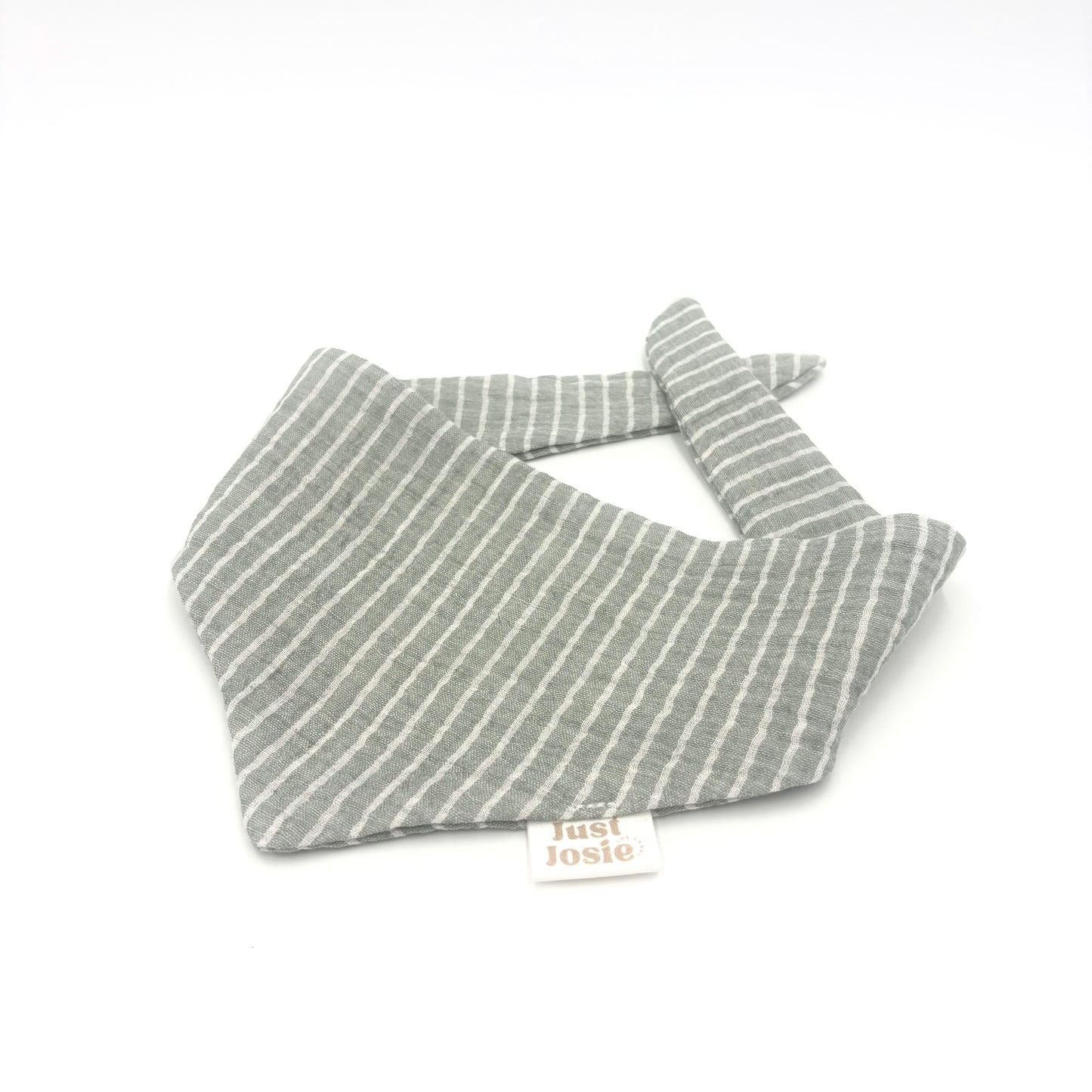 Musselin Halstuch Stripes - Grün