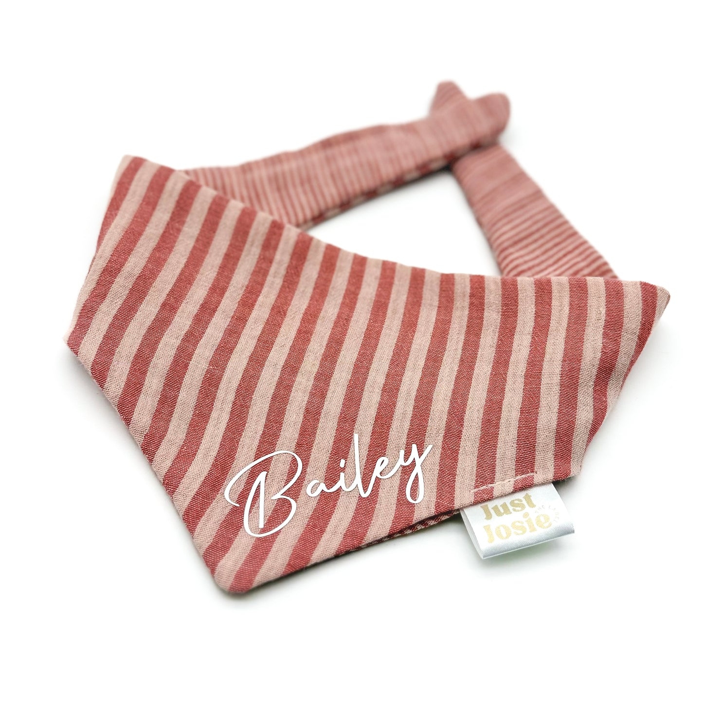 Musselin Halstuch - Stripes Peach