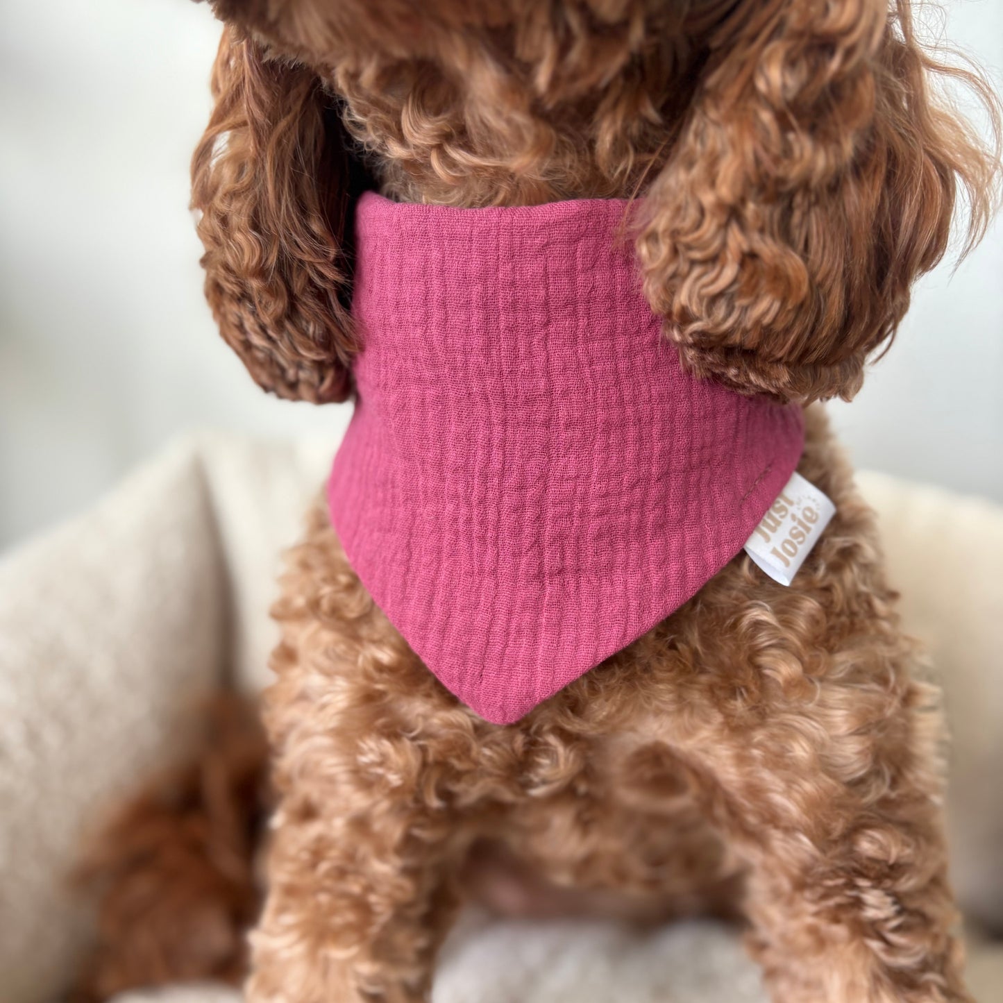 Musselin Halstuch - Burgundy