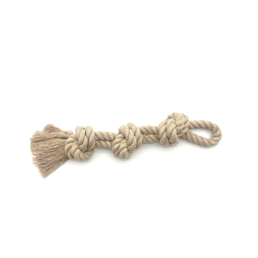 Baumwollseil (Kauspielzeug) - Sand Beige