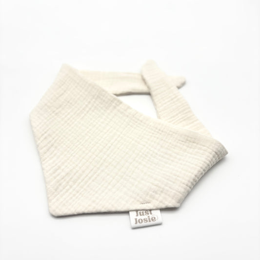 Musselin Halstuch - COZY (creme weiß)