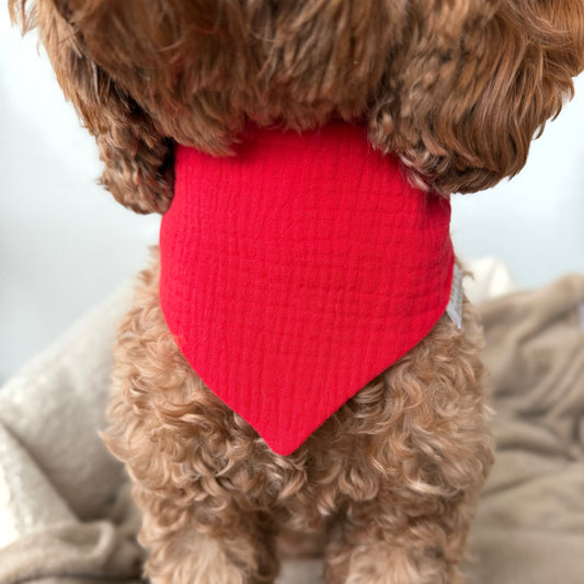 Musselin Halstuch - Rot