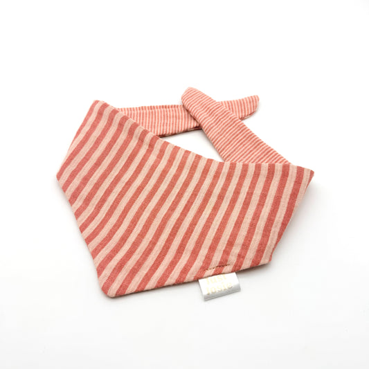 Musselin Halstuch - Stripes Peach