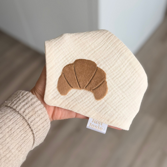 Croissant Patch für Musselin Halstuch