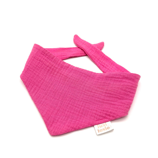 Musselin Halstuch - Flamingo Pink