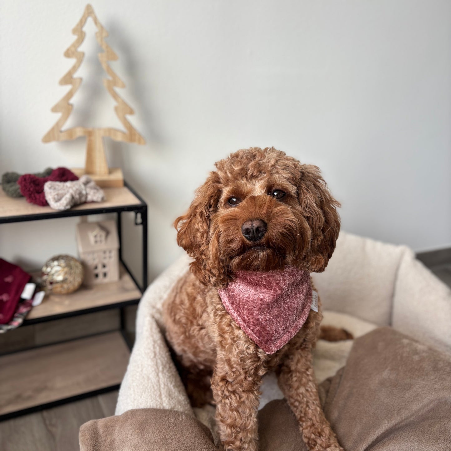 Halstuch - Christmas Rosé