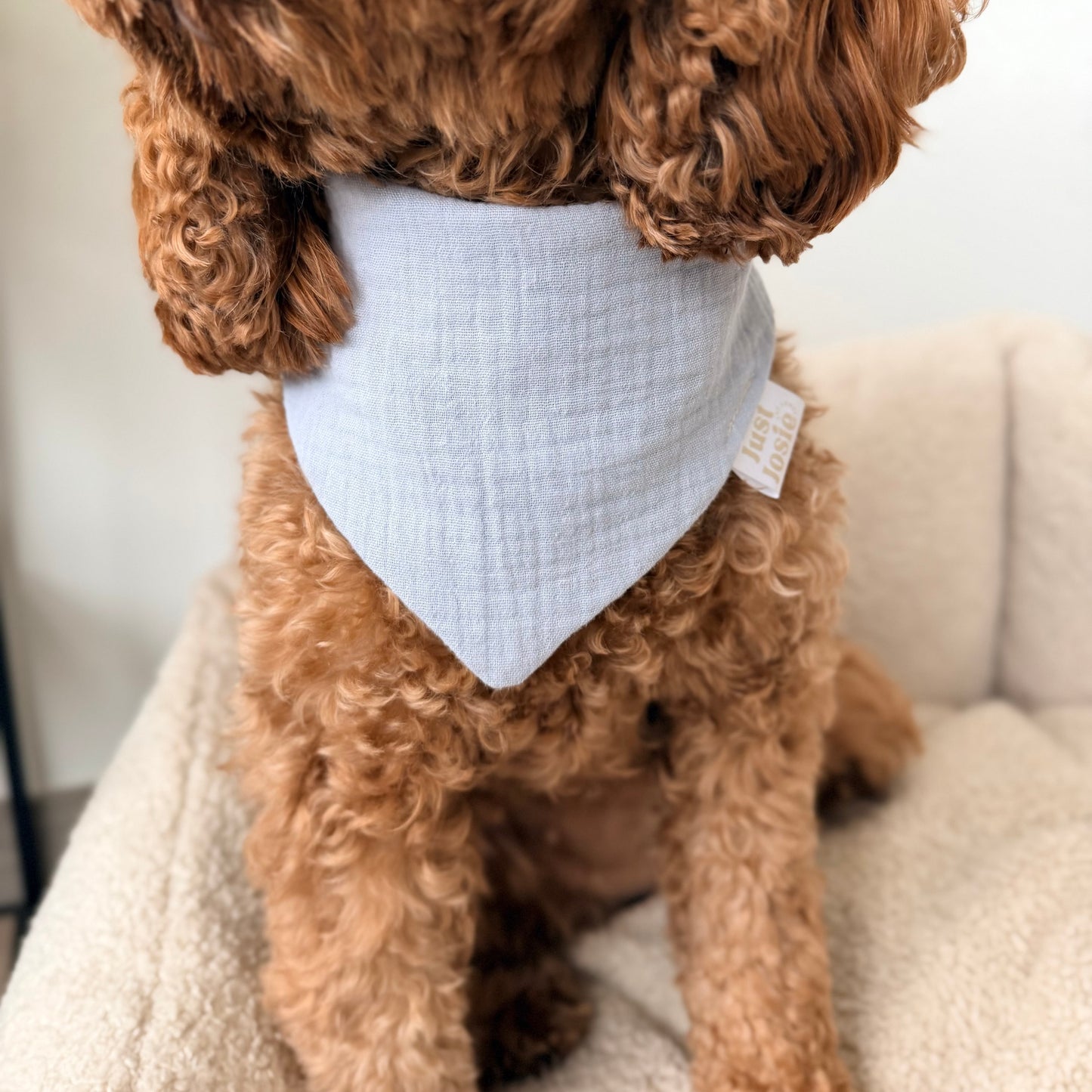 Musselin Halstuch - Hellblau