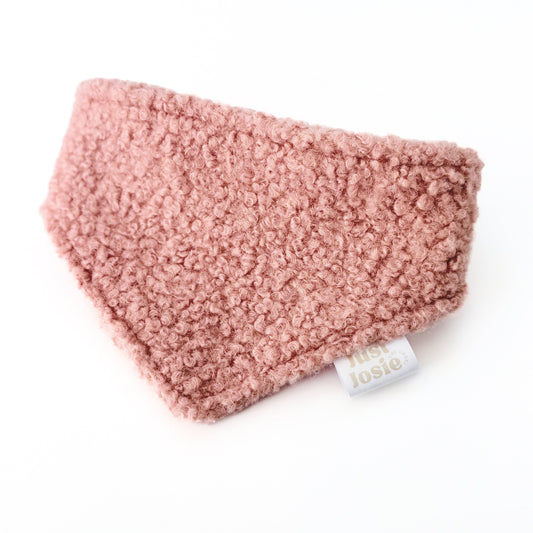 Bouclé Halstuch - Rosé