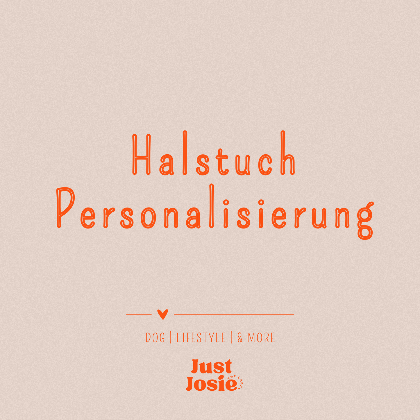 Halstuch Personalisierung (Nur Musselin)