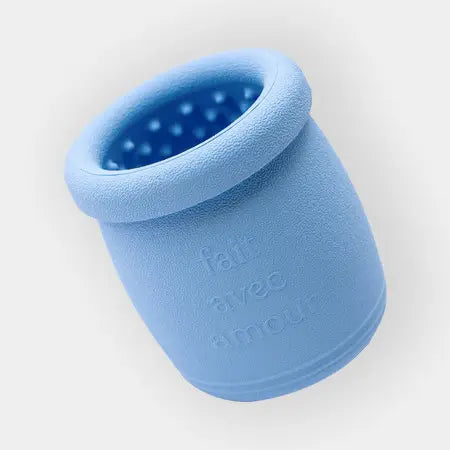 YOOMY POT BESCHÄFTIGUNGSSPIELZEUG BLAU